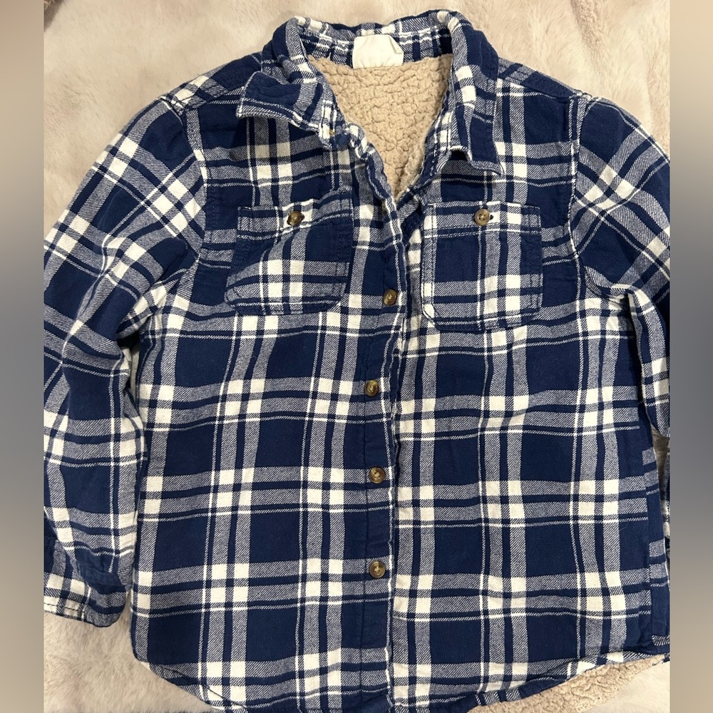 Flannel Sherpa jacket